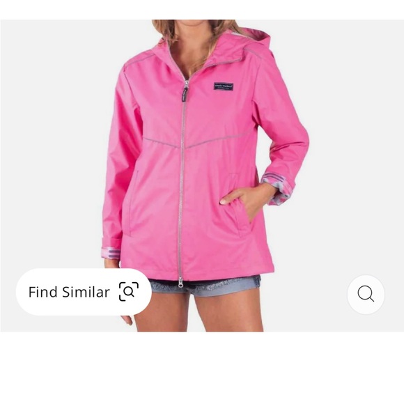 NWT Simply Southern ✨ Pink Hooded Windbreaker - Picture 5 of 5
